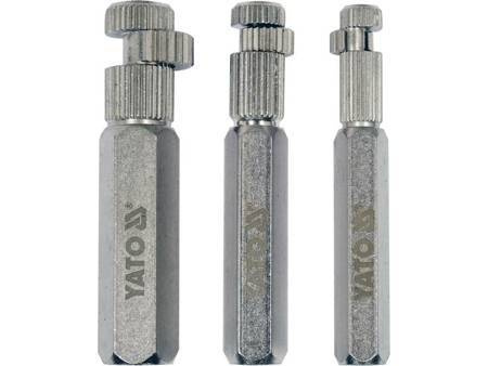 YATO ZESTAW DO WYKRĘCANIA NYPLI 3/8" 1/2" 3/4"