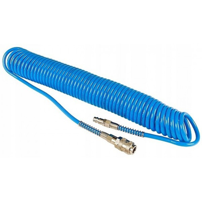 Wąż spiralny PU 8 mm x 5 mm, 10 m uzbrojony