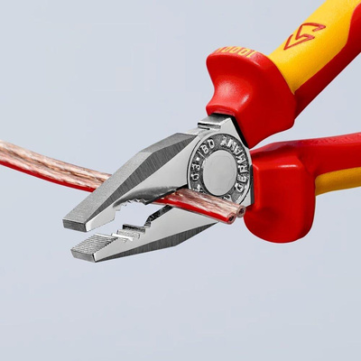 Szczypce kombinowane izolowane 180mm VDE KNIPEX 0306180T