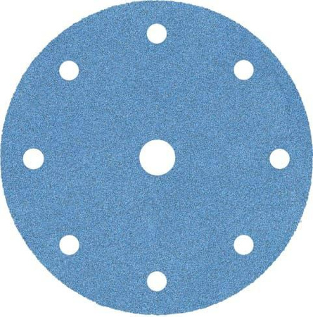 KLINGSPOR KRĄŻEK ŚCIERNY SAMOPRZYCZEPNY 125mm  PS36DK gr.40 /50szt.   Z OTWORAMI GLS3   TWARDE DREWNO/TWORZYWA SZTUCZNE