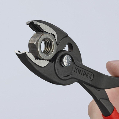 Szczypce zaciskowe TwinGrip z złączem przesuwnym, 200 mm 8201200 - KNIPEX