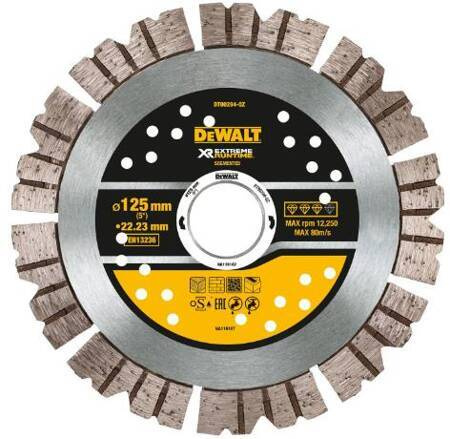 DEWALT TARCZA DIAM.SEG. 125x1,3x22,2mm  EXTREME