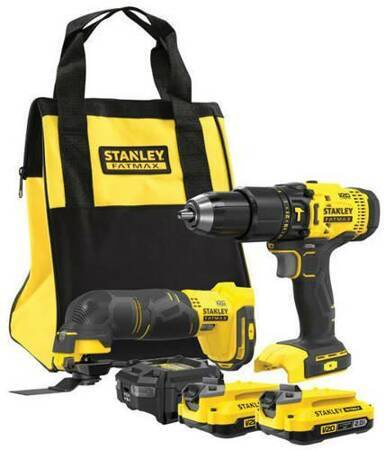 STANLEY ZESTAW V20 SFMCK213D2S (SFMCD711 + SFMCE500) 2x2,0Ah TORBA