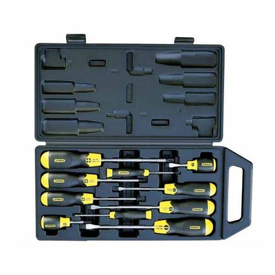 Zestaw wkrętaków płaskich i krzyżakowych Phillips CUSIONGRIP 10 szt. Stanley 65-005