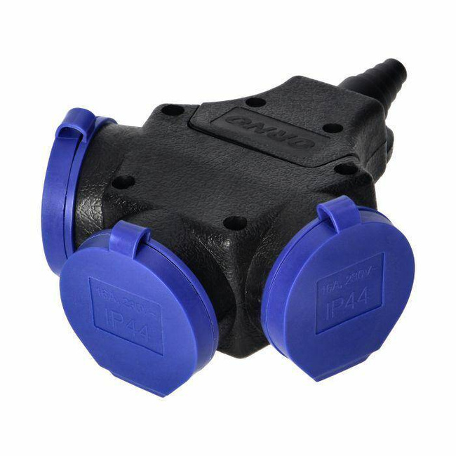 ORNO ROZGAŁĘŹNIK IP44, 3x2+Z, 16A, 230V AC