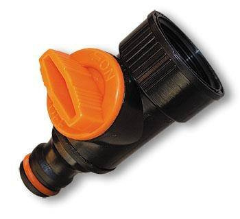 PRZYŁĄCZE NA KRAN  3/4"  Z ZAWOREM /BS