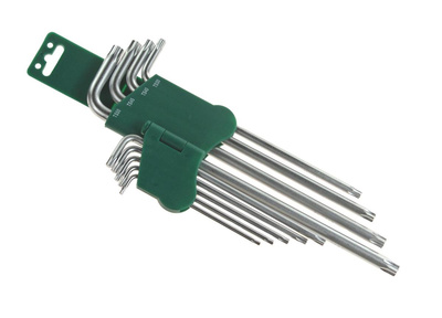 Komplet kluczy TORX 5-cio kątnych bardzo długich JONNESWAY H16109S
