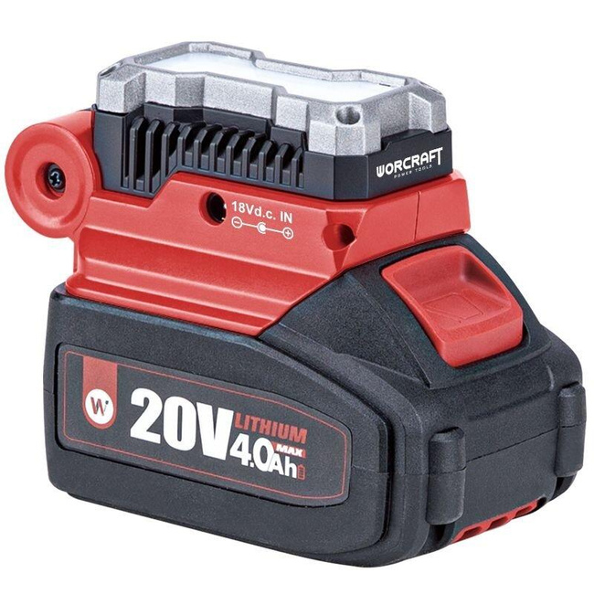 Lampa bezprzewodowa Li-ion COB (5W) z adapterem USB 20V CUAS20Li - WORCRAFT