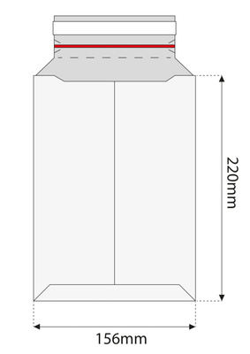 PAKIET KOPERTA KARTONOWA WYSYŁKOWA (ZESTAW 30 SZTUK) 220 x 156 x 70 mm