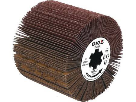 YATO SZCZOTKA DO SATYNIARKI P120  (LISTKOWA)