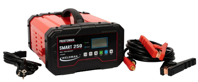 PROSTOWNIK WELDMAN INWENTOROWY SMART 250  12V/24V Z ROZRUCHEM
