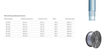 WĄŻ OGÓLNEGO STOSOWANIA 16,0x3,5   30mb  ZBROJONY