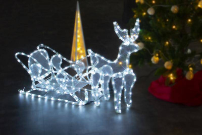 RXL 245 Sanie z reni 198LED CW TM RETLUX