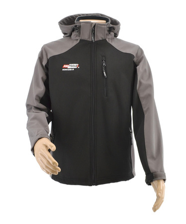 AWTOOLS KURTKA SOFTSHELL T4/ SZARO-CZARNA/ S