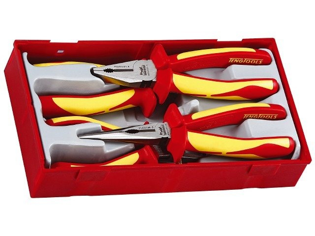 Zestaw szczypiec izolowanych 1000 V TENGTOOLS TTV440
