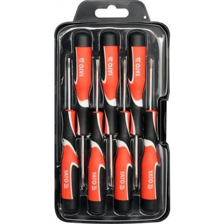YATO WKRĘTAKI PRECYZYJNE 7 elem. PŁASKIE / KRZYŻOWE / TORX      25863