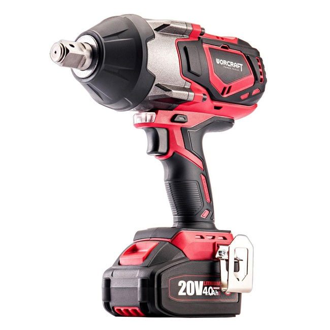 Akumulatorowy klucz udarowy bezszczotkowy Li-ion 3/4'' 1800Nm 20V zestaw w pudełku XCUBE CIWS20LIB1800X - WORCRAFT