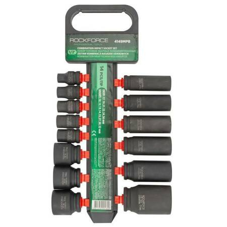 ROCKFORCE NASADKI UDAROWE kpl. 14el.  1/2"