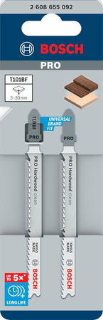 BOSCH BRZESZCZOT T PRO HARDWOOD CLEAN T101BF 100 mm /2szt.