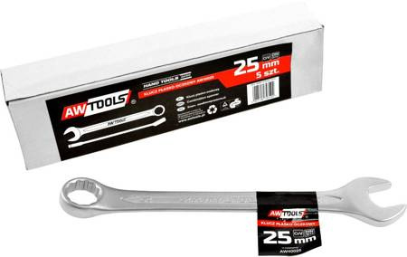 AWTOOLS KLUCZ PŁASKO-OCZKOWY CrV DIN3113 ROZMIAR: 25 (MM)