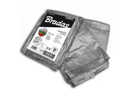 PLANDEKA  SREBRNA 120g  15 x 20m BRADAS