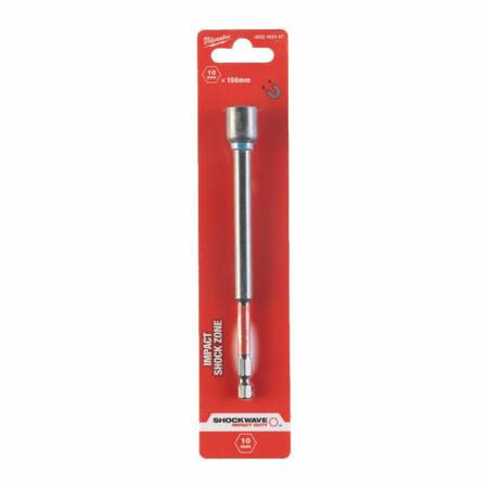 MILWAUKEE KOŃCÓWKA Z NASADKĄ MAGNETYCZNA HEX 10mm (150mm)