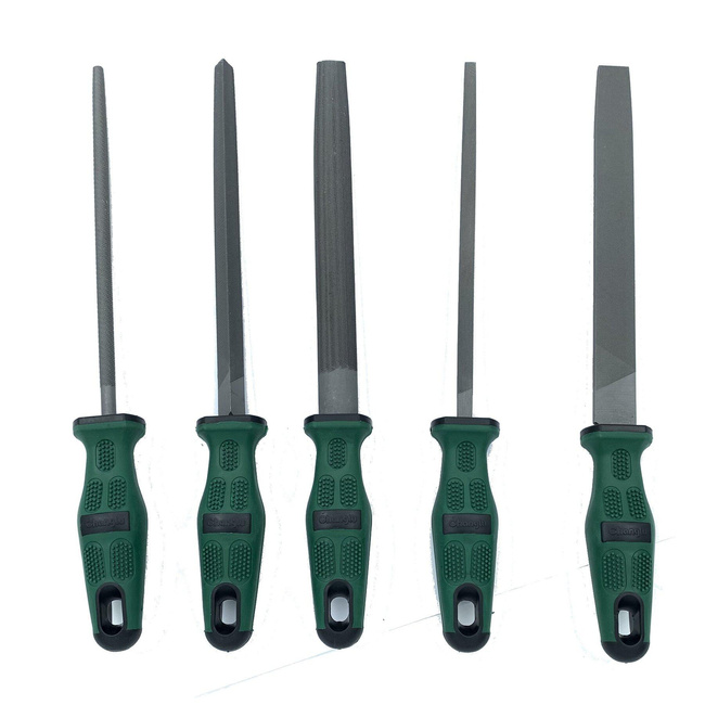 Zestaw pilników stalowych 5 sztuk 200 mm CL612661 - CHANGLU TOOLS