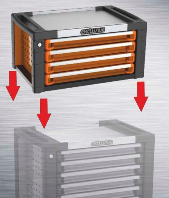 Nadstawka do wózków narzędziowych serii C127x Corona Exclusive / Richmann Exclusive C1278