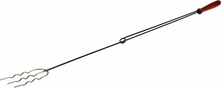 LUND WIDELEC OGNISKOWY 120cm 3-ZĘBY Z PODPÓRKĄ