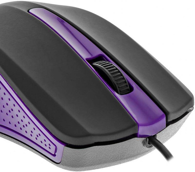 YMS 1015PE Suva Mysz USB Fioletowa YENKE