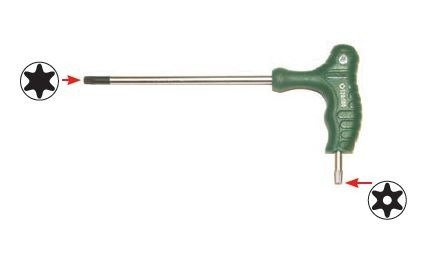 Zestaw kluczy kątowych TORX 8 szt. we wkładce Jonnesway H10MT08SP