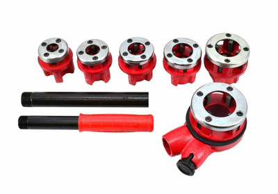 AWTOOLS GWINTOWNICA DO RUR 6szt. 1/4", 3/8",1/2", 3/4", 1", 1-1/4"  ZESTAW WALIZKA