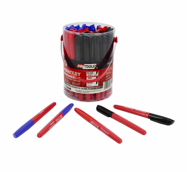 AWTOOLS MARKERY CIENKIE KOLOROWE 45 szt.
