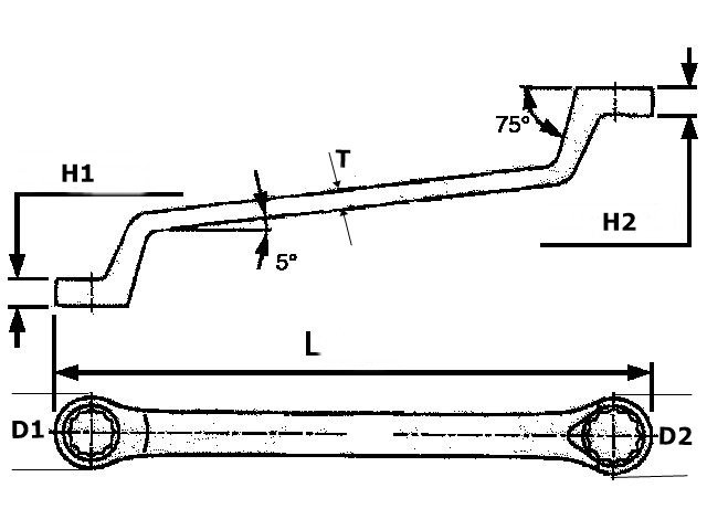 Klucz oczkowy Tengtools
