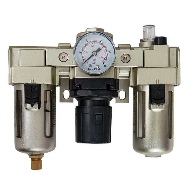 Filtr + reduktor + naoliwiacz 3/8" Airpress 45224