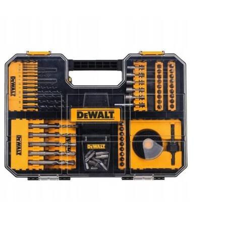 DEWALT ZESTAW WIERTEŁ I  BITÓW 102cz. DO SZUFLAD TSTAK