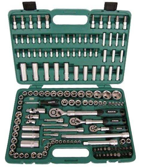 HONITON ZESTAW KLUCZY 155 ELEMENTÓW 1/4"-3/8"-1/2"   H4351