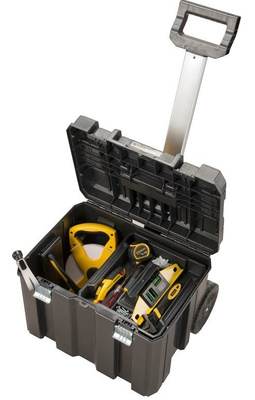 Zestaw TSTAK: skrzynia z automatycznie otwieraną pokrywą + skrzynia COMBO Stanley FatMax