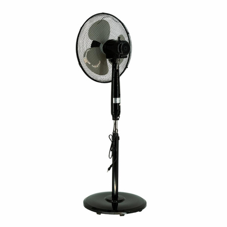 VOLTENO WENTYLATOR PODŁOGOWY CZARNY+ PILOT 40cm PODSTAWA KOŁO