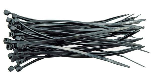 VOREL OPASKA PLASTIKOWA CZARNA 360 * 4,8 /100szt   73896