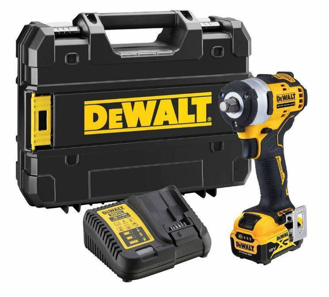 DEWALT.KLUCZ UDAROWY 1/2" 12V 1x5,0Ah +OSŁONA GUMOWA DCF901P1G