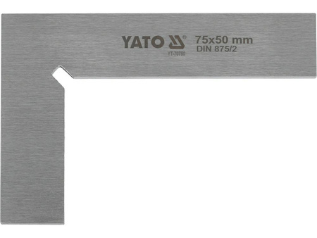 YATO KĄTOWNIK ŚLUSARSKI 75x50mm KL.II