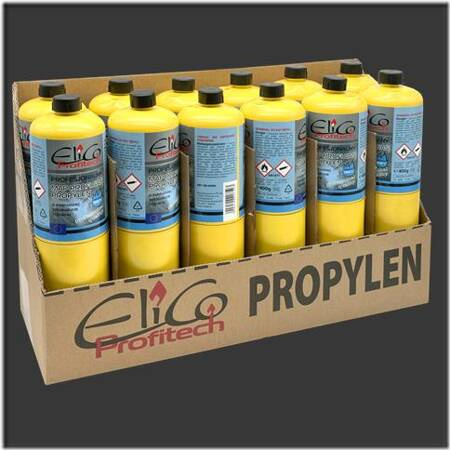 ELICO PROFITECH NABÓJ GAZU 400g TYPU MAPP PROPYLEN 1900°C