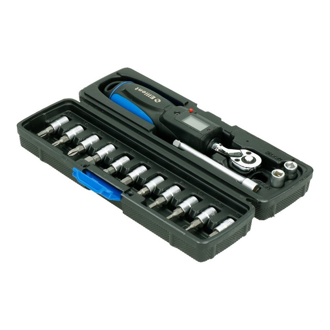 Klucz dynamometryczny 1/4" 6-30Nm z zestawem bitów Ellient Tools CTL00278