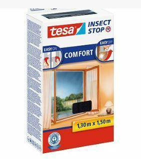 TESA MOSKITIERA OKIENNA CZARNA 1,3m x 1,5m COMFORT
