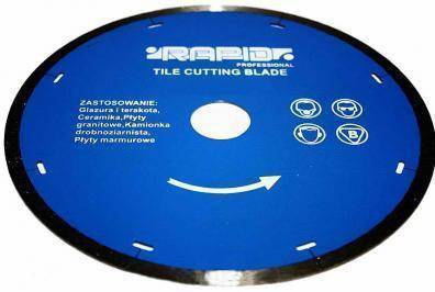 MAR-POL TARCZA DIAMENTOWA 125x1,2x22,2 GŁADKA RAPID