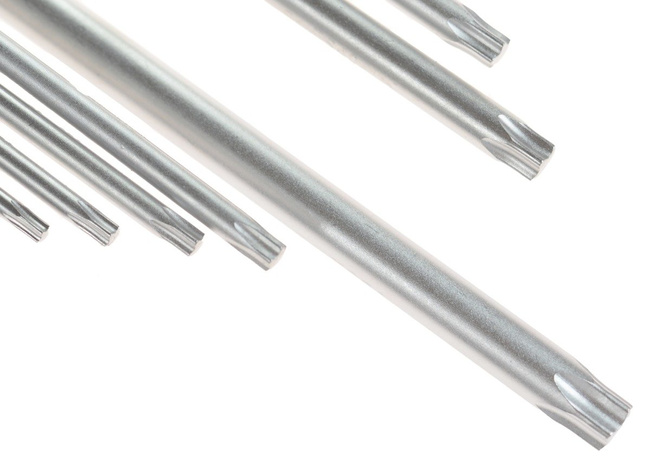 Komplet kluczy TORX 5-cio kątnych bardzo długich JONNESWAY H16109S