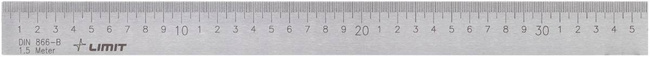 Przymiar kreskowy warsztatowy Limit z podziałką górną 500 mm DIN866/B 27700105