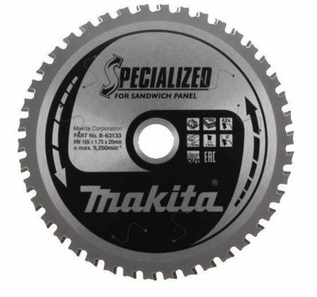 PIŁA TARCZOWA DO PŁYT WARSTWOWYCH  165x30mm 42-ZĘBÓW