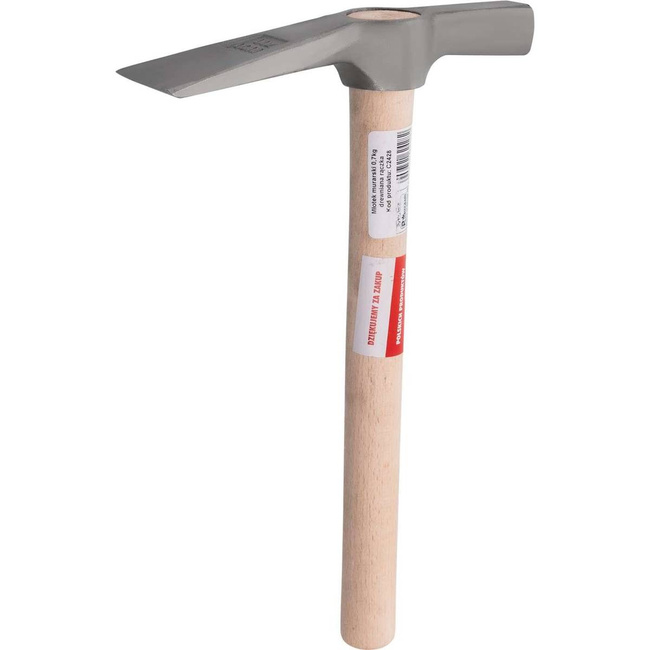 MŁOTEK MURARSKI 0,7 KG DREWNIANA RĄCZKA PL Richmann C2428